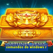 comandos do windows r